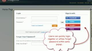 Magento Social Login - Twitter, Facebook Login