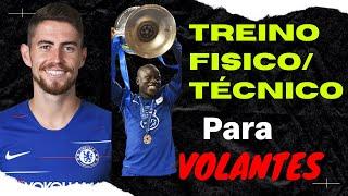 [COMO UM VOL DEVE TREINAR] Treino físico/técnico  PARA VOLANTES! #volantes #jorginho #rossattosports