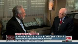 Cheney's role in U.S. economic crisis