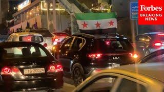 Syrians Celebrate Collapse Of Assad Regime In The Streets Of Amman, Jordan