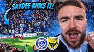 PORTSMOUTH vs OXFORD | 2-1 | SAYDEE SCORES THE WINNER AT SOLD OUT FRATTON PARK & POMPEY STAY TOP!