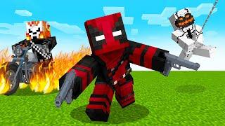 CRIEI TODOS PODERES DE ANTI HEROIS NO MINECRAFT