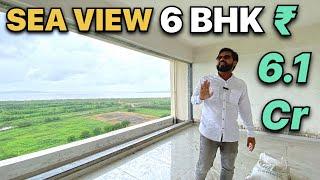 6BHK Sea view flat in navi mumbai | huge bedroom