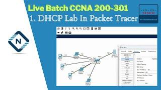 1. DHCP Lab In Packet Tracer | Packet Tracer labs | CCNA Labs