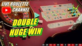  LIVE ROULETTE |  DOUBLE HUGE WIN  Amazing Session In Las Vegas Casino  Exclusive  2024-07-02