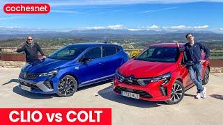 Renault CLIO o Mitsubishi COLT ¿Cuál es mejor? | Comparativa utilitarios | Prueba / Test / Review