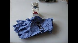 Use Cornstarch to Make Your Covid Gloves Slip On/Off Easily