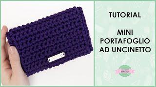 Tutorial mini portafoglio facilissimo ad uncinetto “Iside” | Uncinetto d'Argento