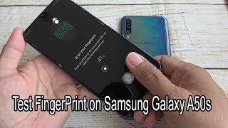 Test FingerPrint on Samsung Galaxy A50s and Samsung A50