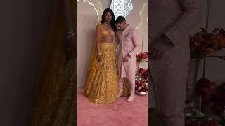 Priyanka Chopra with Nick Jonas  present At the Red carpet for Anant Ambani & Radhika Merchant.