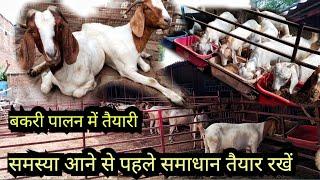 बकरी पालन में समस्या तो आयेगा ही, आप को तैयारी पूरी रखनी होगी | Goat farming in hindi | Goatfarming