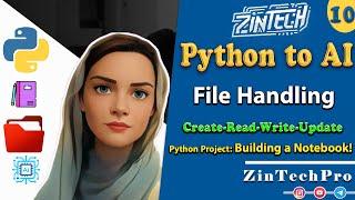 Introduction to File Handling in Python | Project: Digital Notebook