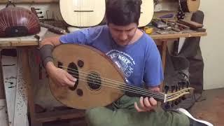 Emmanouel Venios oud ( Manol usta) greek oudmaker of Istanbul 1908 played by ILIAS