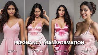 "Amazing Pregnancy Transformation : Week by Week Journey of Mom-to-be | Beautiful Mom 3"