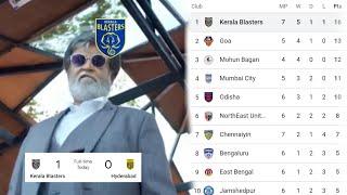 Table TopperKeralaBlasters vs Hyderabad FC | KeralaBlasters WhatsApp status | KeralaBlasters | KBFC