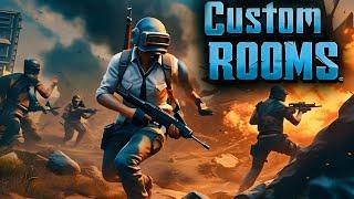 PUBG Mobile Custom Rooms | PUBG MOBILE Live |#Pubgmobile #pubg #customroom