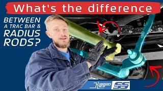 What's the Difference Between a Trac Bar and Radius Rods?