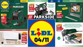 catalogue LIDL Parkside du 4 novembre  Arrivage bricolage et promos Silvercrest 