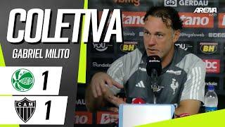 COLETIVA GABRIEL MILITO | Juventude 1 x 1 Atlético-MG - Brasileirão 2024