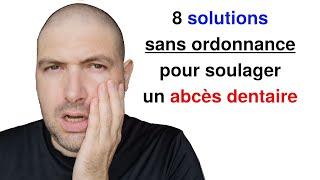 Comment soigner abcès dentaire. Solutions soulager douleur dent dévitalisée, infection anaérobique