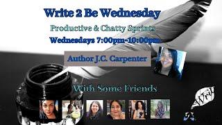 Write 2 Be Wednesday Productive & Chatty Sprints