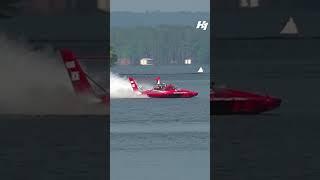 U-3 Grigg's/Ace Hardware unlimited hydroplane THUNDERING across the lake!