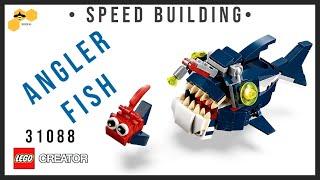 BEELD LEGO 31088 Creator 3in1 Deep Sea Creatures Angler Fish Edition  Speed Building Part 2