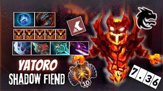 Shadow Fiend God Mode - Yatoro's 26 Kill Monster Right Click Build in Dota 2!