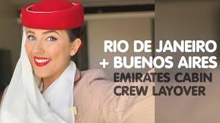 RIO + BUENOS AIRES LAYOVER WITH VIV | Emirates Cabin Crew