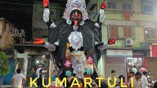 Kali puja 2023|maa kali going to pandal from kumartuli|kumartuli kali pratima 2023