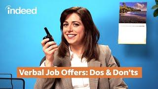 How to Navigate a Verbal Job Offer Like a Pro | Career Tips | Indeed Help