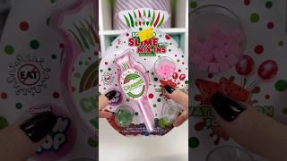 BLOW POP Gum Slime Mixing and Opening! Super Sticky!! #asmr #blindbag #slime