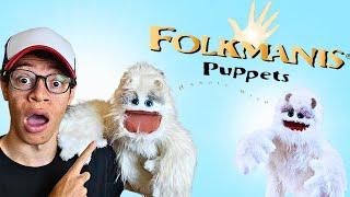 AMAZING! FOLKMANIS YETI PUPPET REVIEW!