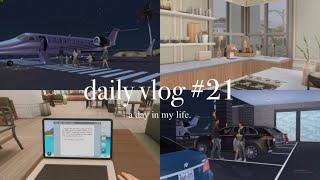 day in my life | cleaning + airport + holiday etc | the sims 4 vlog