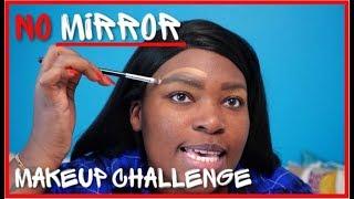 NO MIRROR MAKEUP CHALLENGE | COLLABORATION WITH PURPLEPINKRED