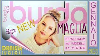 BURDA MAGLIA 2023 NEW GENNAIO SFOGLIANDO DA VICINO