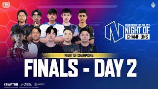 [EN] PUBG MOBILE RUTHLESS NIGHT OF CHAMPIONS FINALS DAY 2 FT.#BTR #AE #VPE #I8 #4MV #FLC #HORAA #DRS