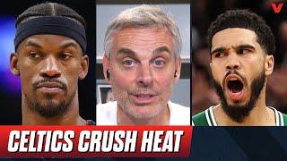 Reaction to Boston Celtics destroying Miami Heat in ECF Game 5 NBA Playoffs | Colin Cowherd NBA