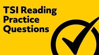 TSI Reading Practice Test