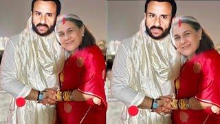 Amrita Singh Saif Ali first appearance together after enjoying Spend some time together