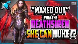 "MAXED OUT" Lydia Build, Guide & Masteries | DEBUFFER or NUKER !? | RAID: Shadow Legends