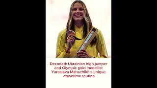 Decoded: Ukrainian high jumper and Olympic gold medallist Yaroslava Mahuchikh's #paris #shorts