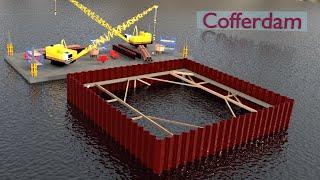 How Underwater Construction is done? | Coffer dams explained.