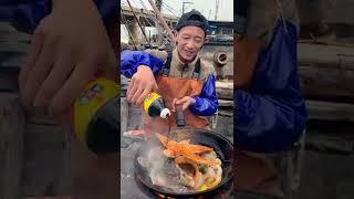 Strange seafood, blue shrimp, strange food Chinese Food Eating Show