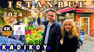 Istanbul Kadikoy Bazaar & Moda Christmas Walking Tour: Foods, Fruits, Fish Markets & Delights | 2024