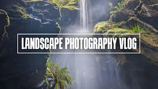 Landscape Photography Vlog - Photographing a Waterfall in a canyon