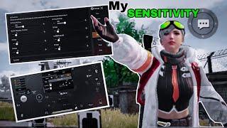 My Sensitivity + Controls Settings |PUBG MOBILE