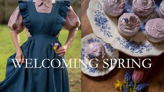 Welcoming spring  Cozy Cottagecore Day: Living room makeover & Weekend Hobbies