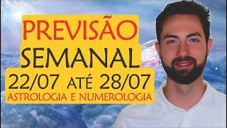 PREVISÃO da Semana 22/07 - 28/07: Semana de FOGO! | Astrologia, Numerologia