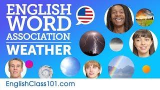 Weather Word Association with English speakers
